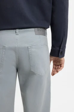 Tapered-fit jeans in stretch cotton