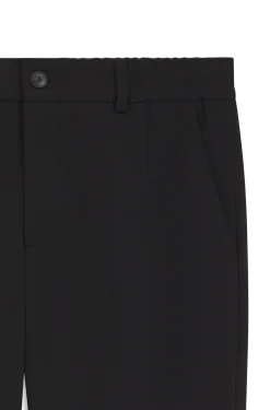Tapered-fit trousers in cotton-blend jersey