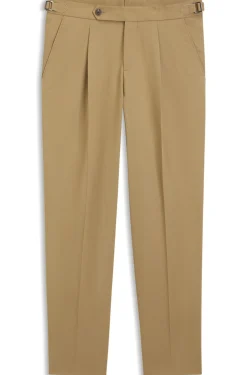 Tapered-fit trousers in stretch cotton