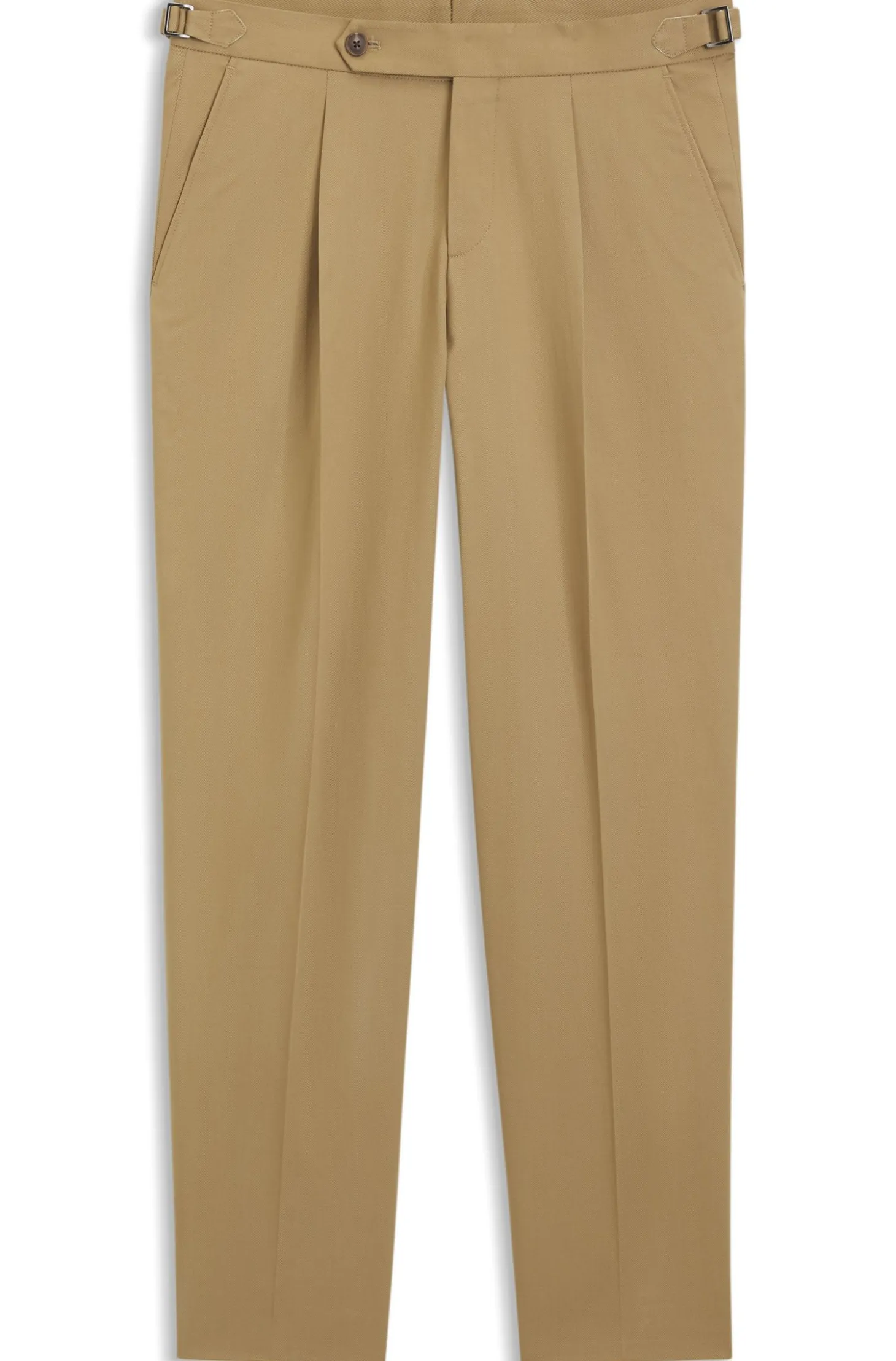 Tapered-fit trousers in stretch cotton