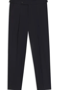 Tapered-fit trousers in stretch cotton