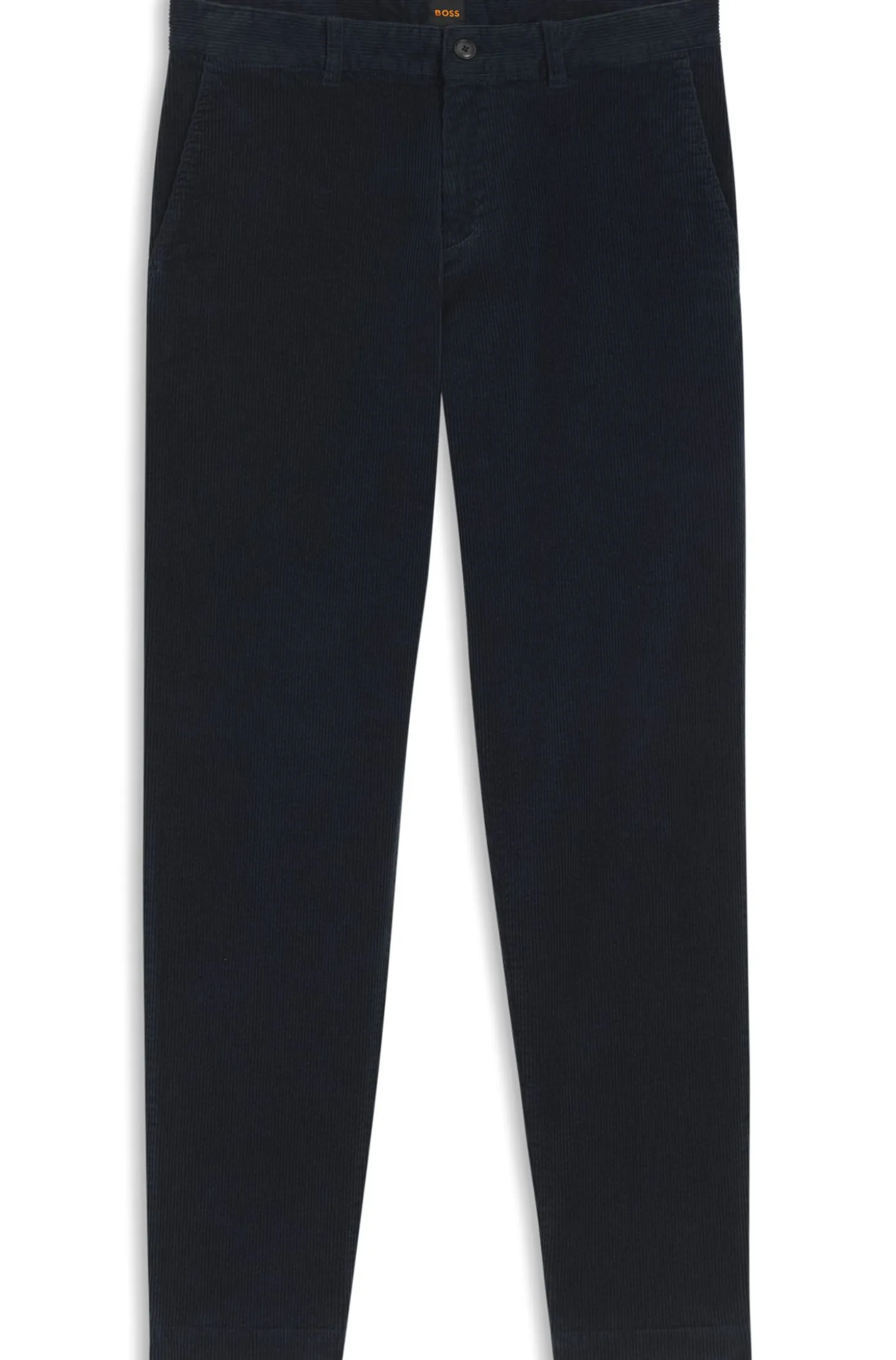 Tapered-fit trousers in stretch-cotton corduroy