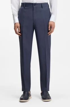 Tapered-fit trousers in washable AirWool