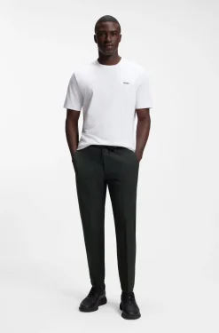 Tapered-fit trousers in water-repellent stretch fabric