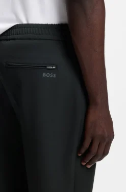 Tapered-fit trousers in water-repellent stretch fabric