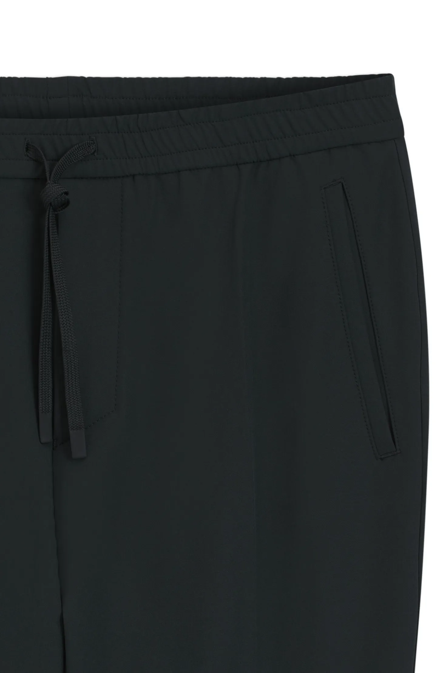 Tapered-fit trousers in water-repellent stretch fabric