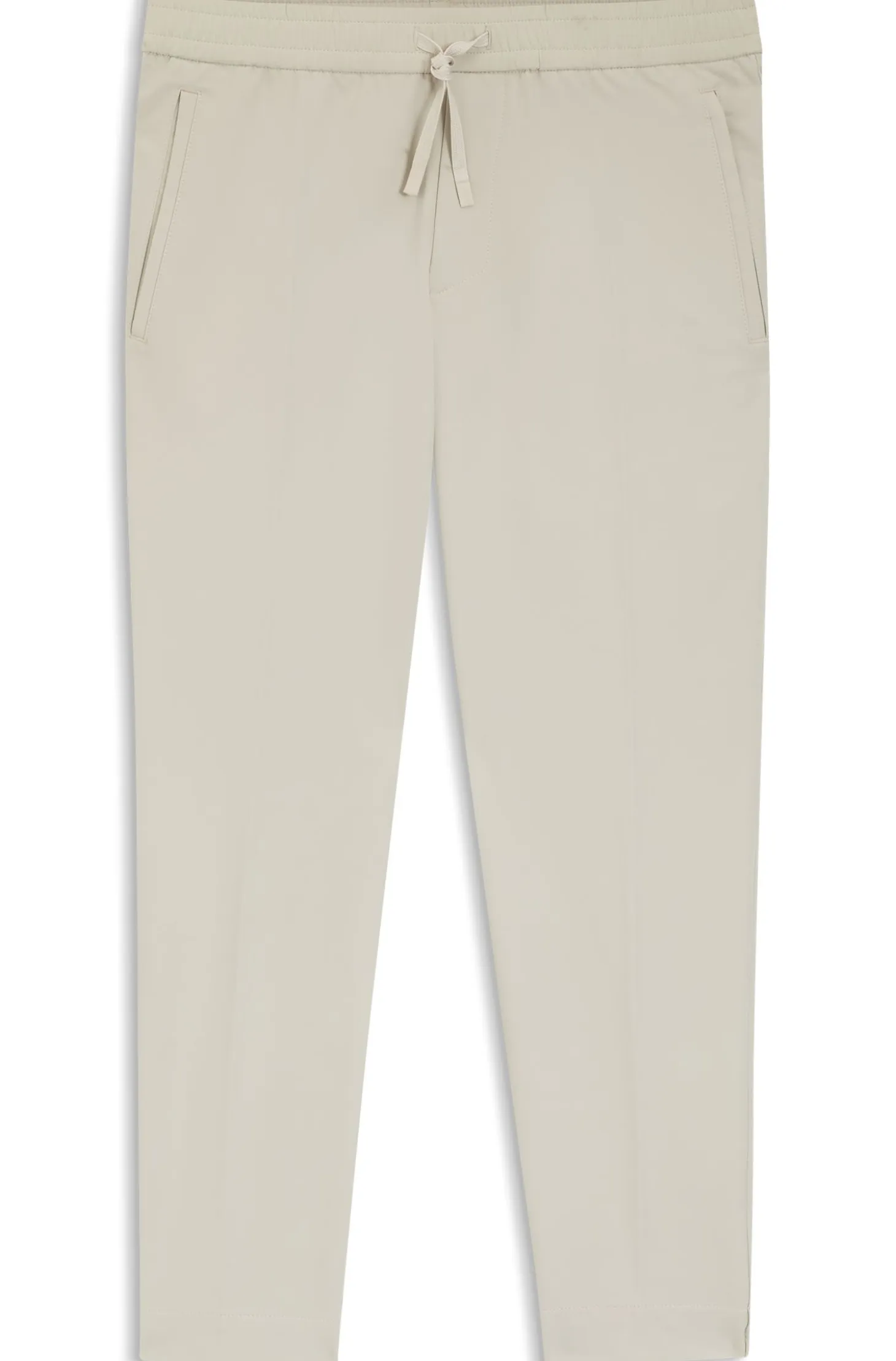 Tapered-fit trousers in water-repellent stretch fabric