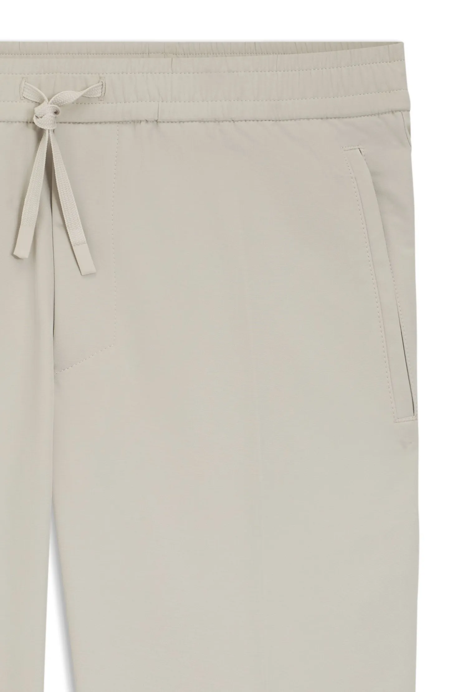 Tapered-fit trousers in water-repellent stretch fabric