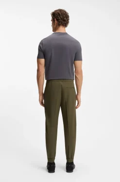 Tapered-fit trousers in water-repellent stretch fabric