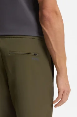 Tapered-fit trousers in water-repellent stretch fabric