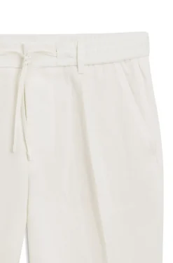 Tapered-fit trousers with drawcord waist
