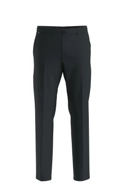 Tapered modern-fit trousers in stretch cotton
