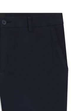 Tapered modern-fit trousers in stretch cotton