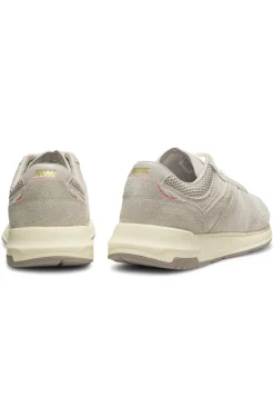 Textured-suede trainers with logo details