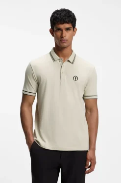 The Open Active Paddy polo shirt in performance piqué