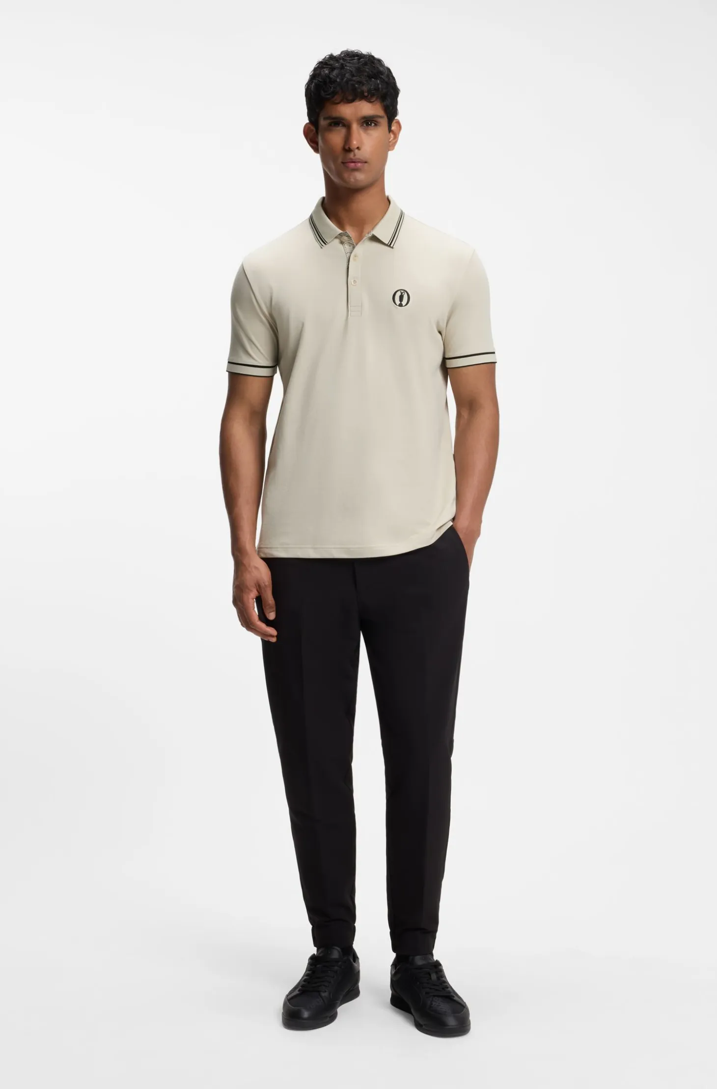 The Open Active Paddy polo shirt in performance piqué