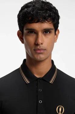 The Open Active Paddy polo shirt in performance piqué