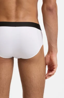 Three-pack low-rise briefs in stretch cotton
