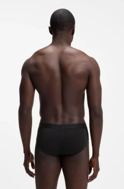Three-pack low-rise briefs in stretch cotton