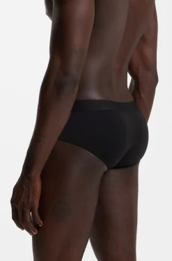 Three-pack low-rise briefs in stretch cotton