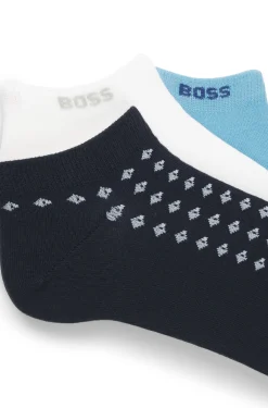 Three-pack of ankle-length socks