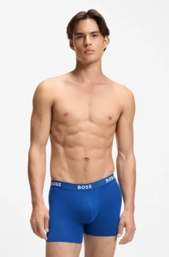 Three-pack of boxer briefs in stretch cotton