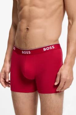 Three-pack of boxer briefs in stretch cotton