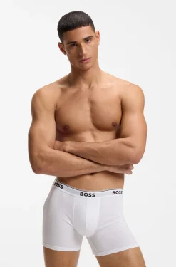 Three-pack of boxer briefs in stretch cotton
