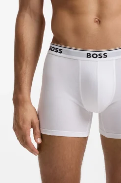 Three-pack of boxer briefs in stretch cotton