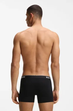 Three-pack of boxer briefs in stretch cotton