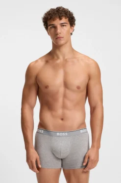 Three-pack of boxer briefs in stretch cotton