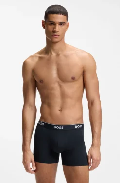 Three-pack of boxer briefs in stretch cotton
