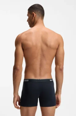 Three-pack of boxer briefs in stretch cotton