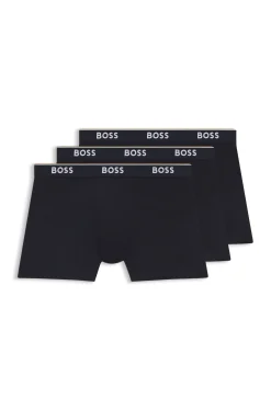 Three-pack of boxer briefs in stretch cotton