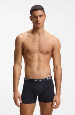 Three-pack of boxer briefs in stretch cotton