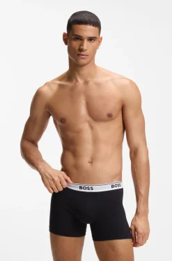 Three-pack of boxer briefs in stretch cotton