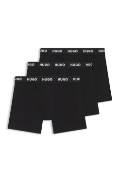 Three-pack of boxer briefs in stretch cotton