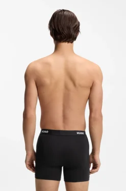 Three-pack of boxer briefs in stretch cotton