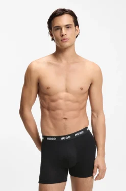 Three-pack of boxer briefs in stretch cotton