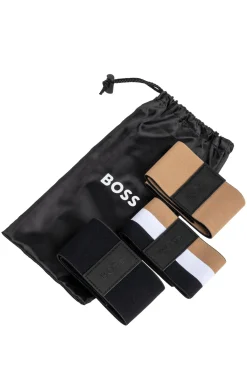 Three-pack of branded resistance bands