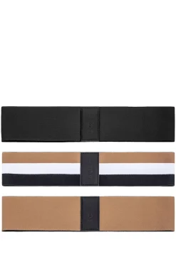 Three-pack of branded resistance bands