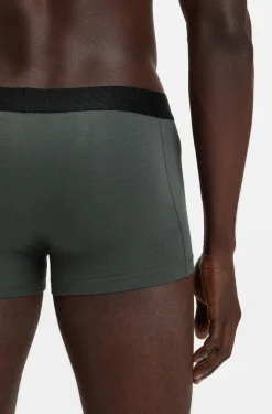 Three-pack of cotton-blend trunks