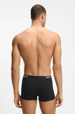 Three-pack of logo-detail trunks in stretch cotton