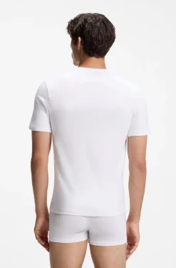 Three-pack of logo-embroidered T-shirts in cotton