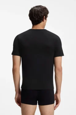 Three-pack of logo-embroidered T-shirts in cotton