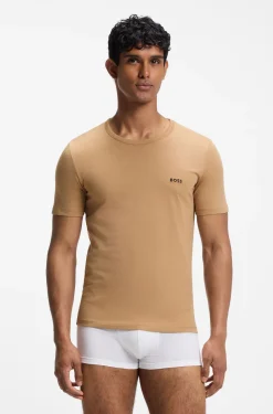 Three-pack of logo-embroidered T-shirts in cotton