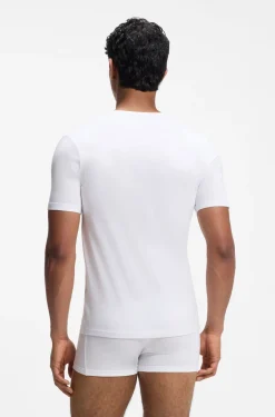 Three-pack of logo-embroidered T-shirts in cotton