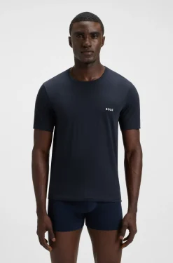 Three-pack of logo-embroidered T-shirts in cotton
