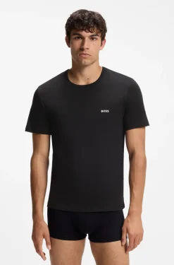 Three-pack of logo-embroidered T-shirts in cotton