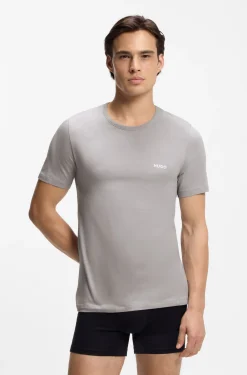 Three-pack of logo-print underwear T-shirts in cotton